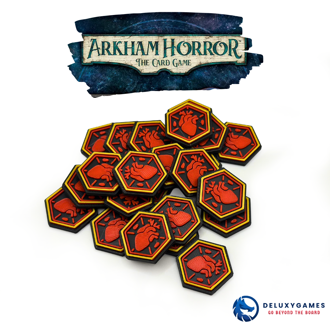Arkham Horror LCG: 140 tokens (+2 standees de enemigo de REGALO)