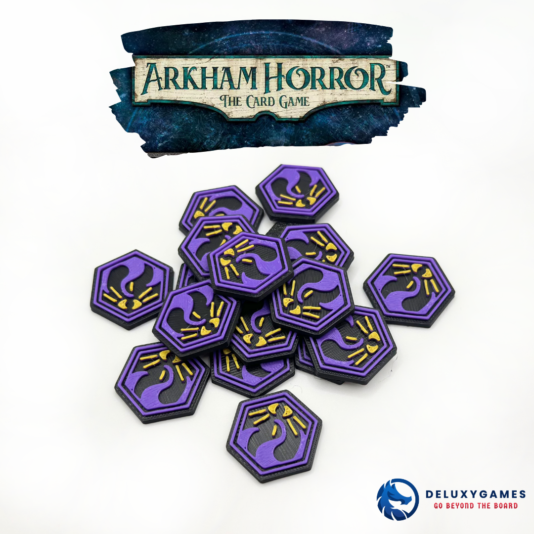 Arkham Horror LCG: 140 tokens (+2 standees de enemigo de REGALO)
