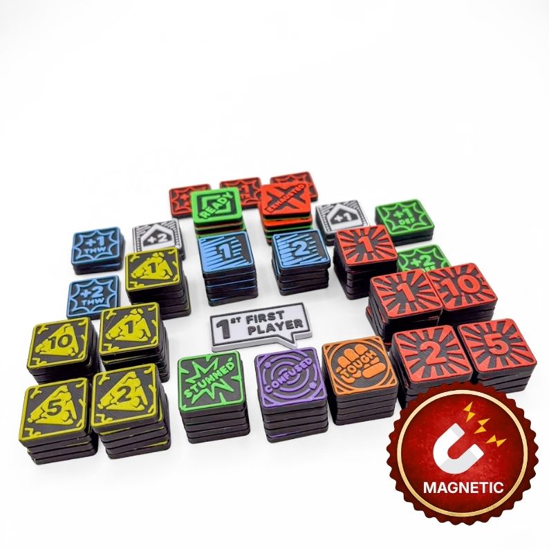 Marvel Champions LCG – Premium Token Set Upgrades & 3D Printed Accessories | DeluxyGames