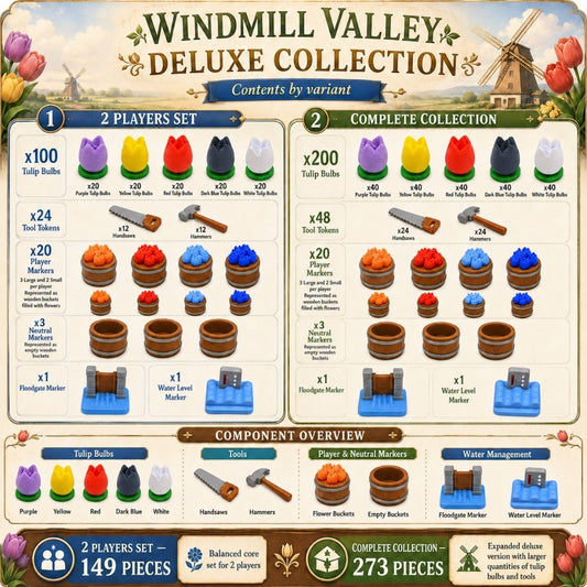 Windmill Valley Deluxe Upgrade Kit Upgrades & 3D Printed Accessories | DeluxyGames