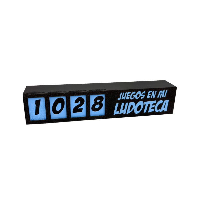 Board Game Collection Counter for IKEA BILLY & KALLAX Shelves Upgrades & 3D Printed Accessories | DeluxyGames