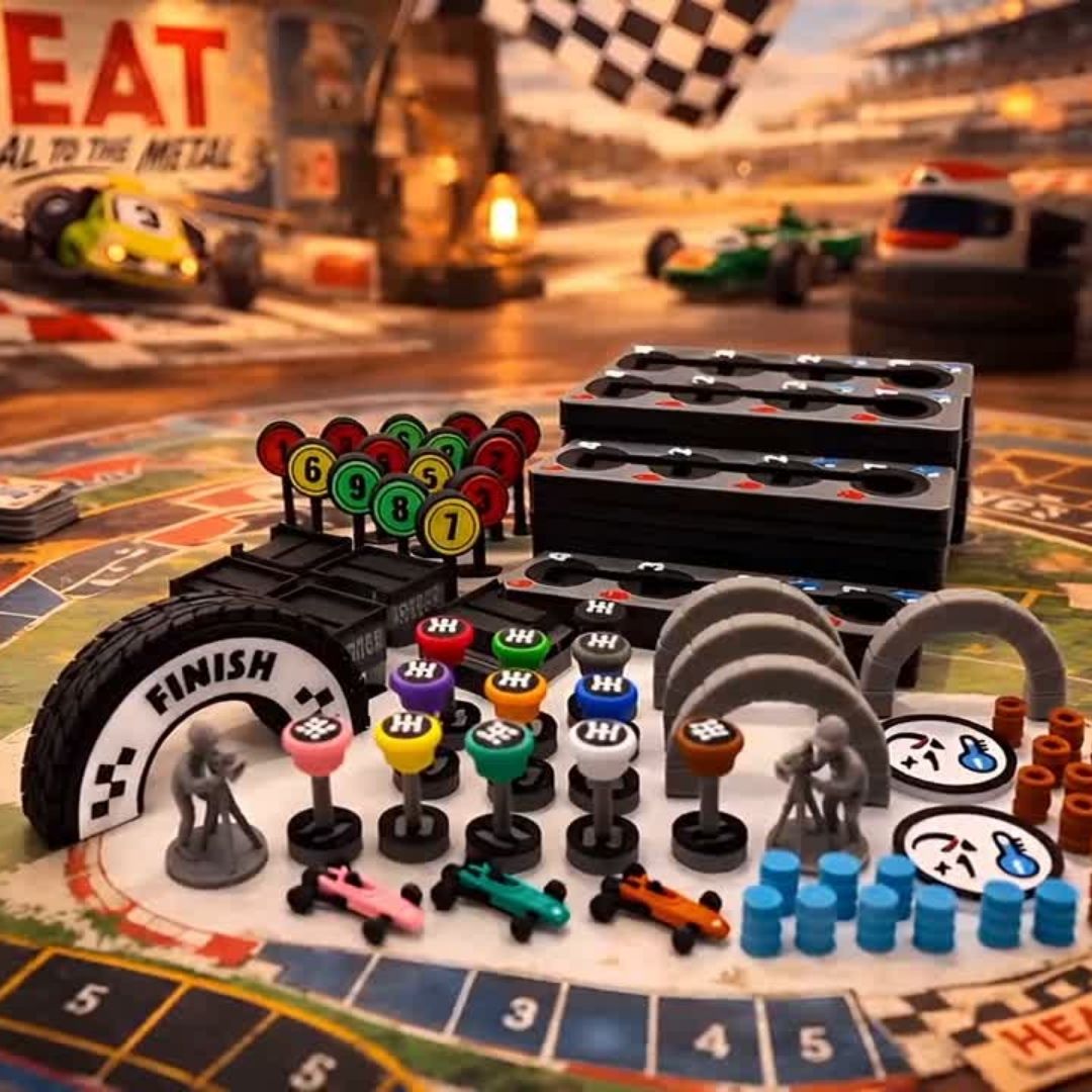 Heat: Pedal to the Metal – Road condition set Upgrades & 3D Printed Accessories | DeluxyGames