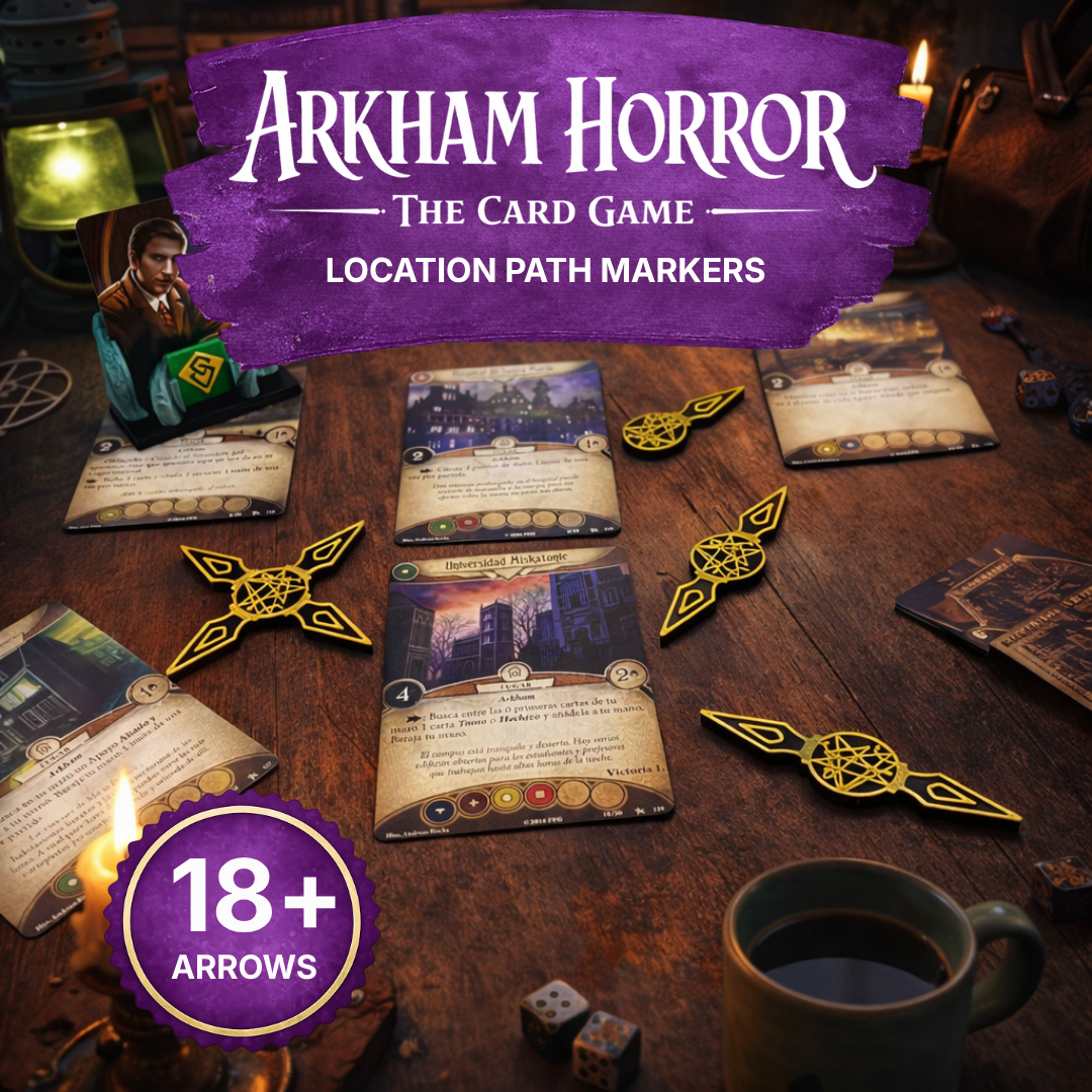 arkham horror the card game accessories LCG: 18-Piece Deluxe Location Arrows Set Condition:Cresselia Art - UNWEIGHED Kieran Upgrade your Arkham Horror 100 Pack Ultra Pro
