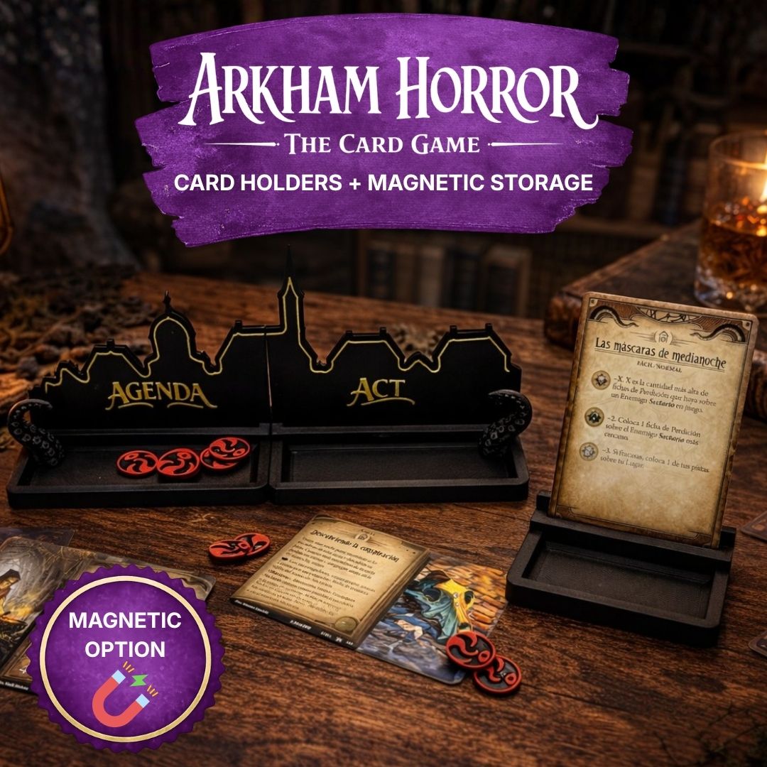 arkham horror lcg card storage Arkham Horror LCG: Deluxe Agenda, Act & Scenario Card Stands MAGNETIC
