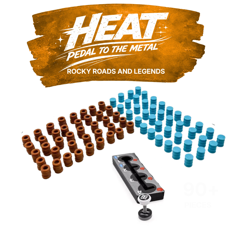 Heat Pedal to the Metal: Rocky Roads & Legends Upgrade Set Upgrades & 3D Printed Accessories | DeluxyGames