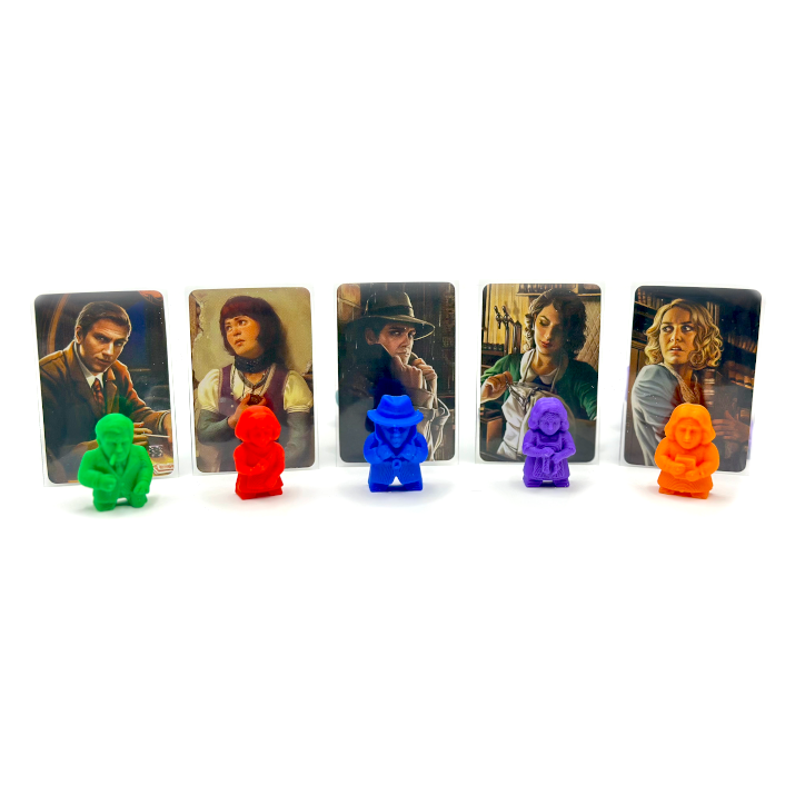 Arkham Horror LCG - Meeples de Investigadores (Core set)