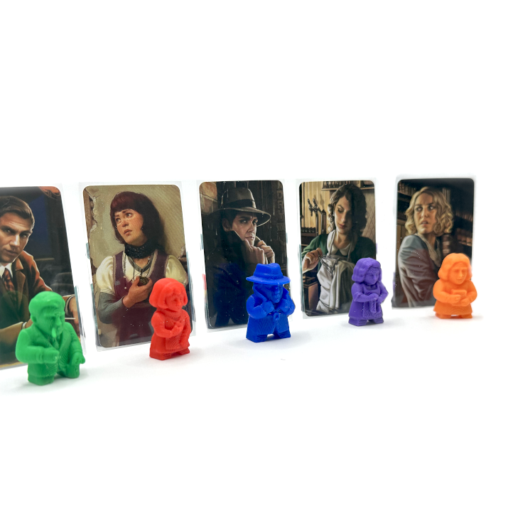 Arkham Horror LCG - Meeples de Investigadores (Core set)