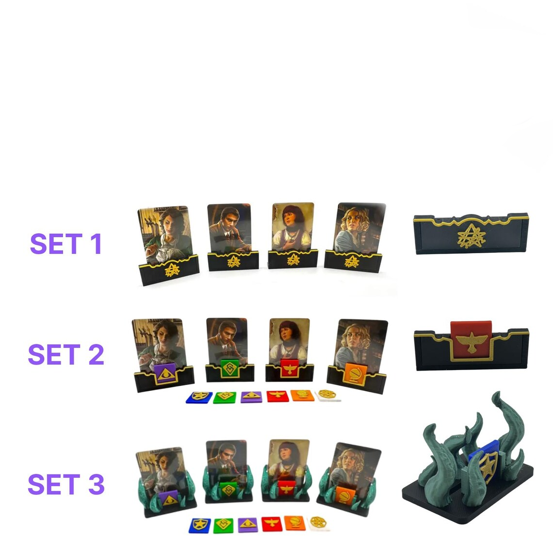 Arkham Horror LCG – Deluxe Investigator Stand Kit