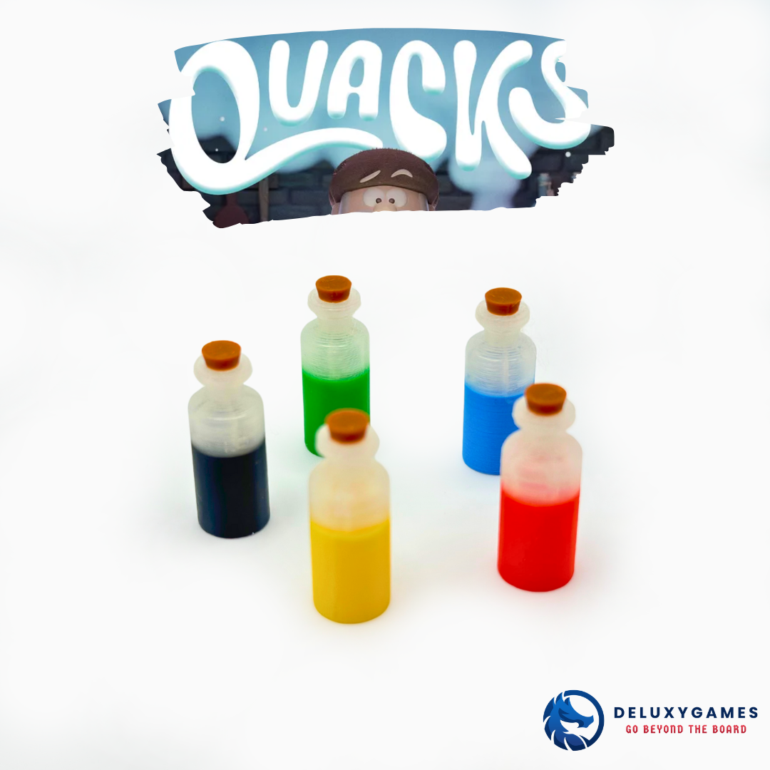 Pócimas y Brebajes / Quacks: 26 tokens para juego base y expansiones