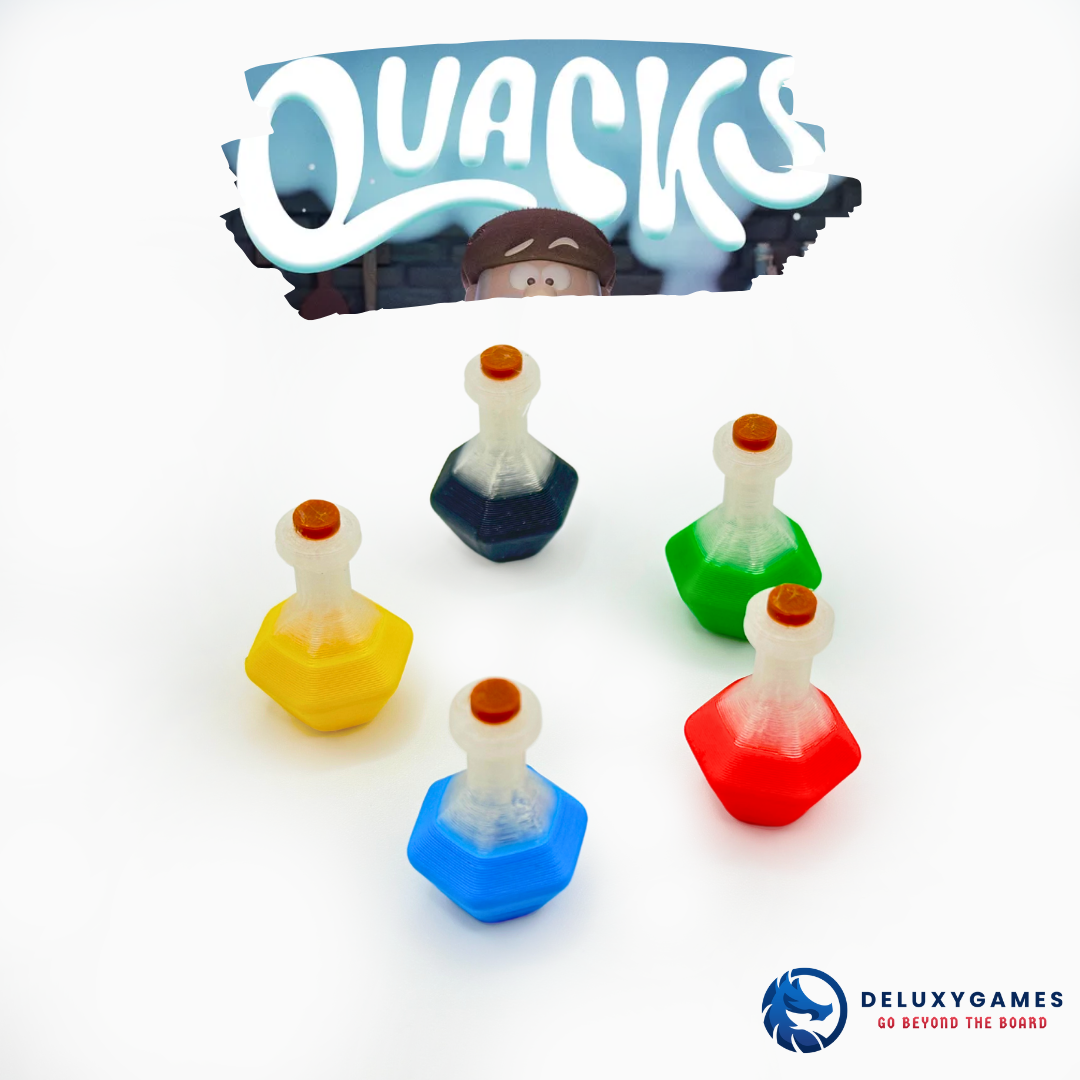 Pócimas y Brebajes / Quacks: 26 tokens para juego base y expansiones