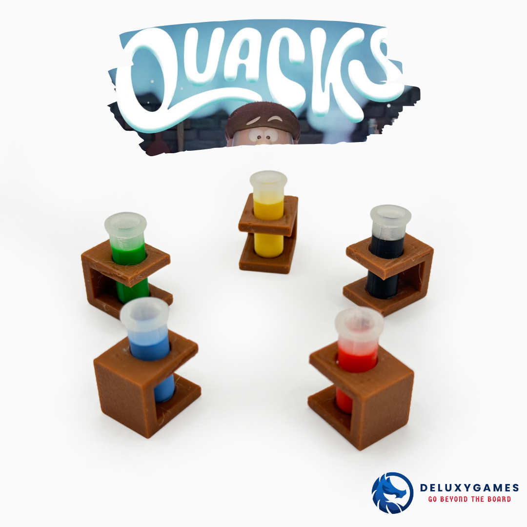 Pócimas y Brebajes / Quacks: 26 tokens para juego base y expansiones