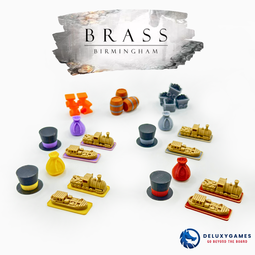 Brass Birmingham: 175 tokens (+8 point markers and GIFT income)