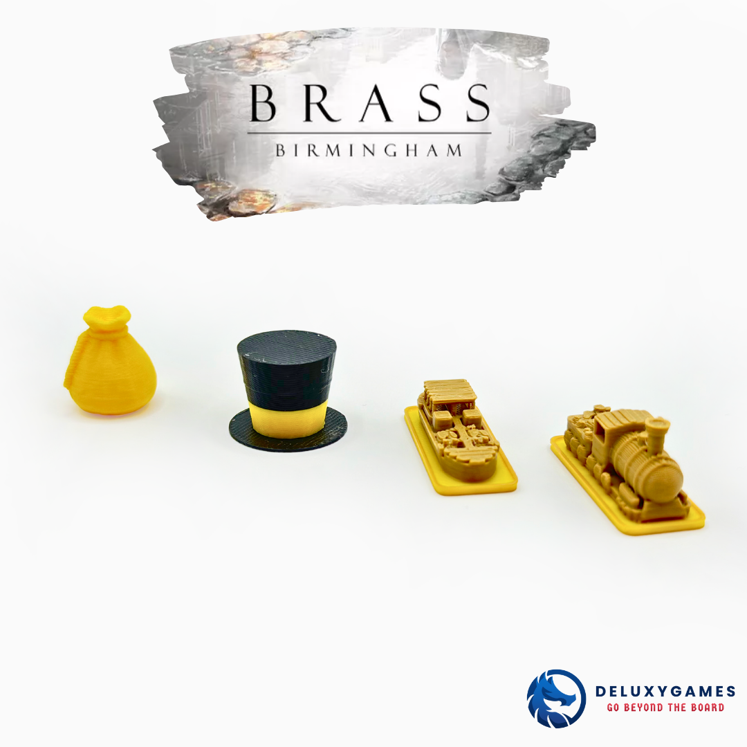 Brass Birmingham: 175 tokens (+8 point markers and GIFT income)