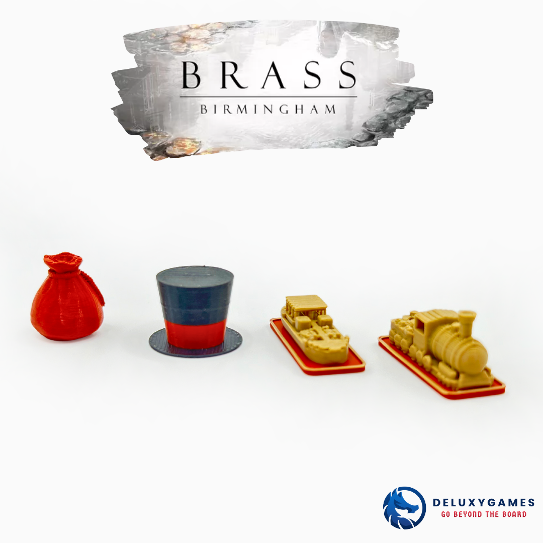 Brass Birmingham: 175 tokens (+8 point markers and GIFT income)