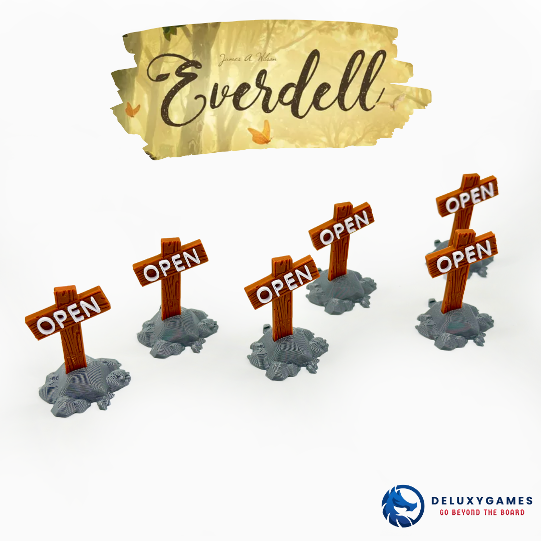 Everdell: 40+ piezas (Incluye expansión familia exóticos: canguros, pangolines, koalas y alpacas)