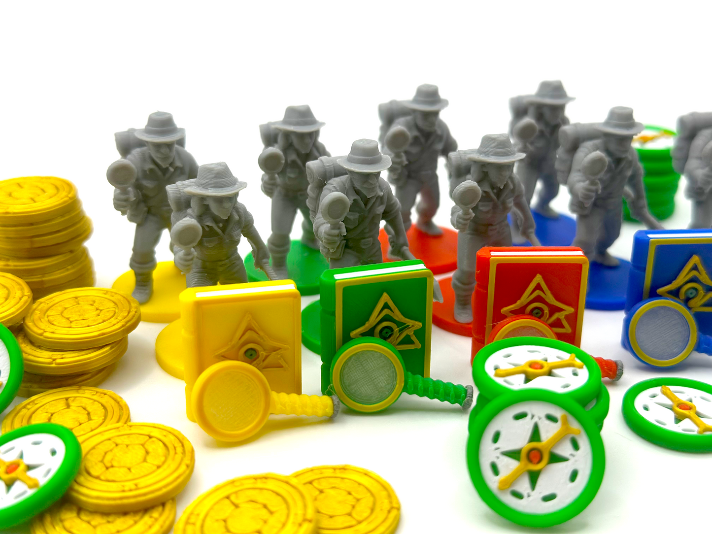 Lost Ruins of Arnak Deluxe Upgrade Set – Compatible token set