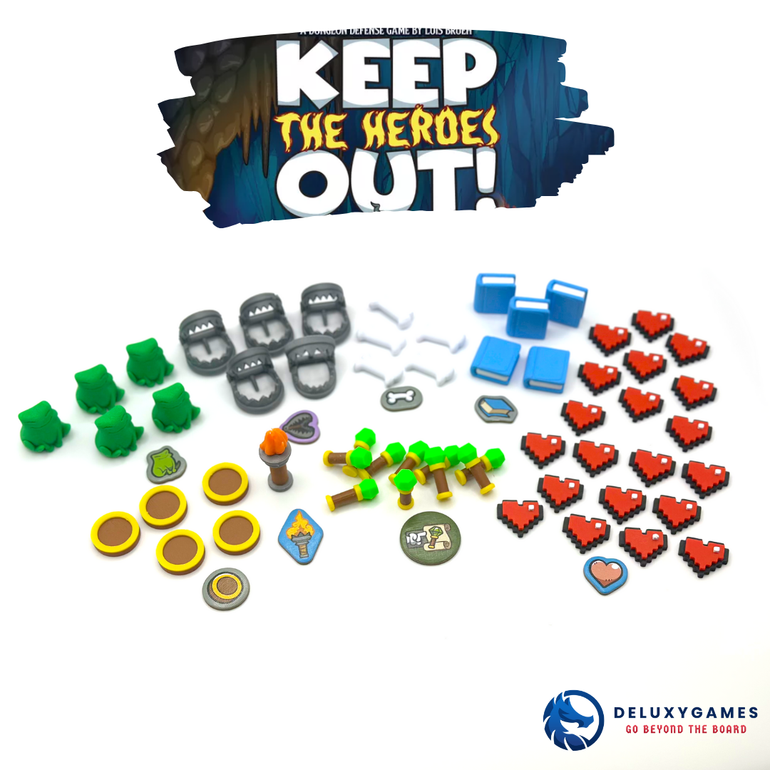Keep the Heroes Out! – Deluxe Token Set (56 piezas)