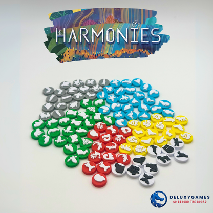 Harmonies: 107 tokens de animales multicolor