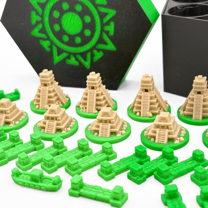 Catan Ancient Civilizations Upgrade Set Upgrades & 3D Printed Accessories | DeluxyGames