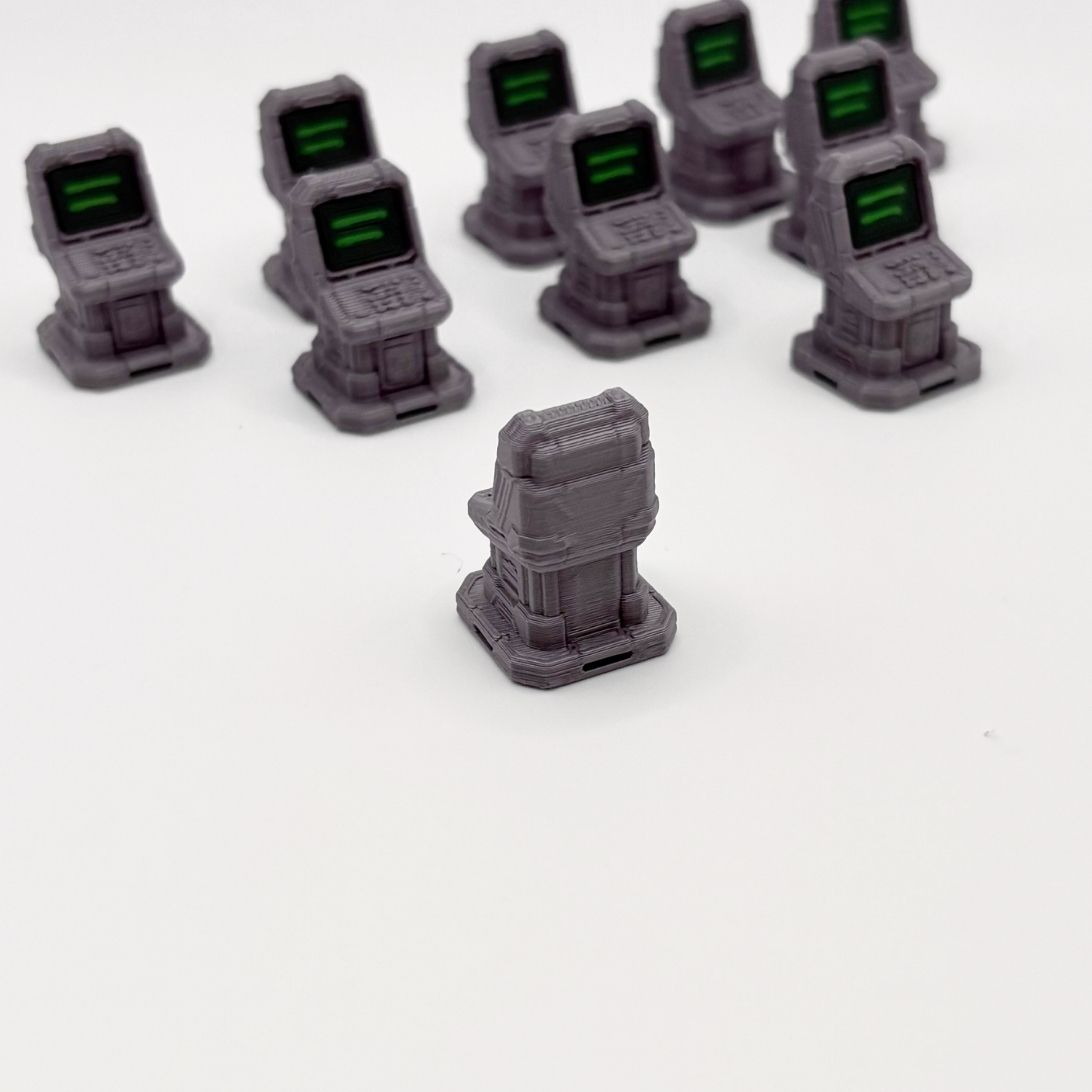 Nemesis Computer Terminal Set Upgrades & 3D Printed Accessories | DeluxyGames