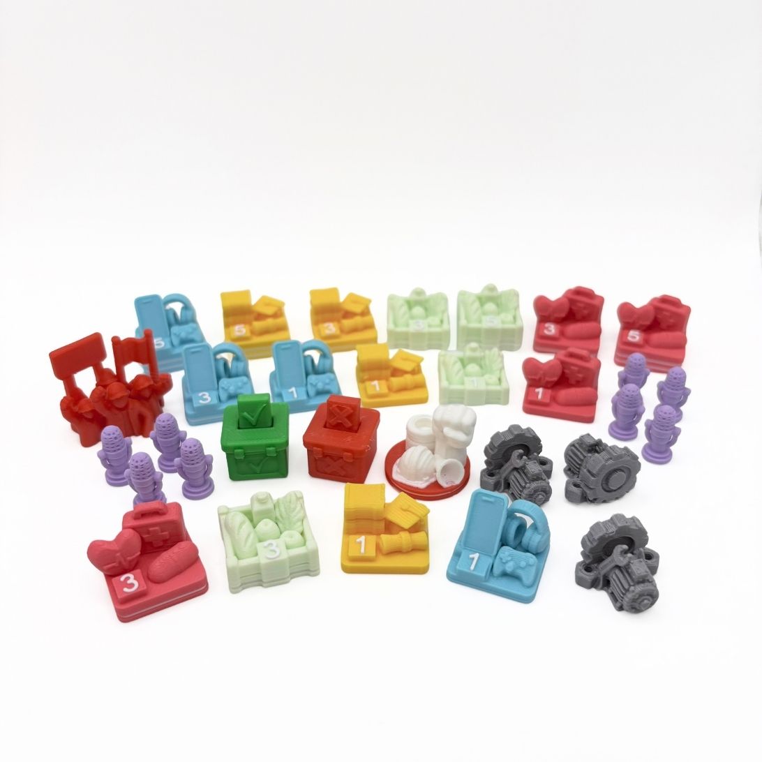 Hegemony - Deluxe 3D Resource & Token Upgrade Set Upgrades & 3D Printed Accessories | DeluxyGames