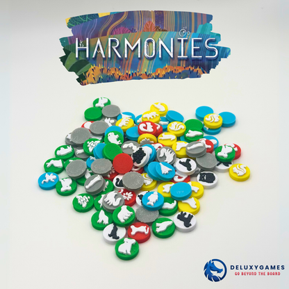 Harmonies: 107 tokens de animales multicolor