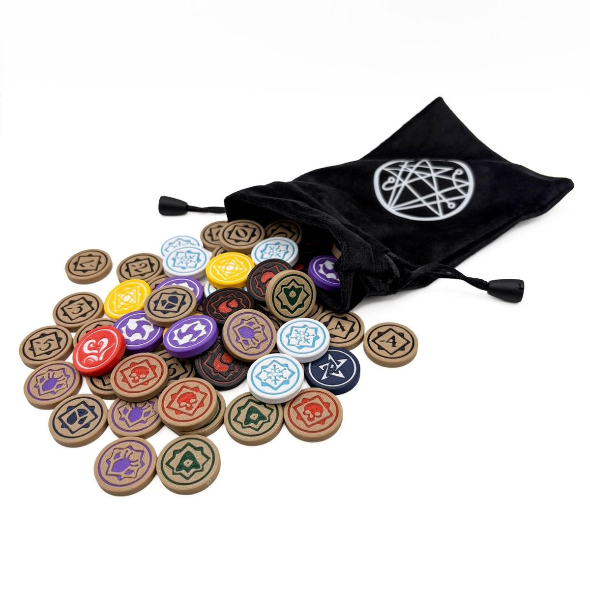 Arkham Horror LCG: Complete Chaos Bag Set Upgrades & 3D Printed Accessories | DeluxyGames