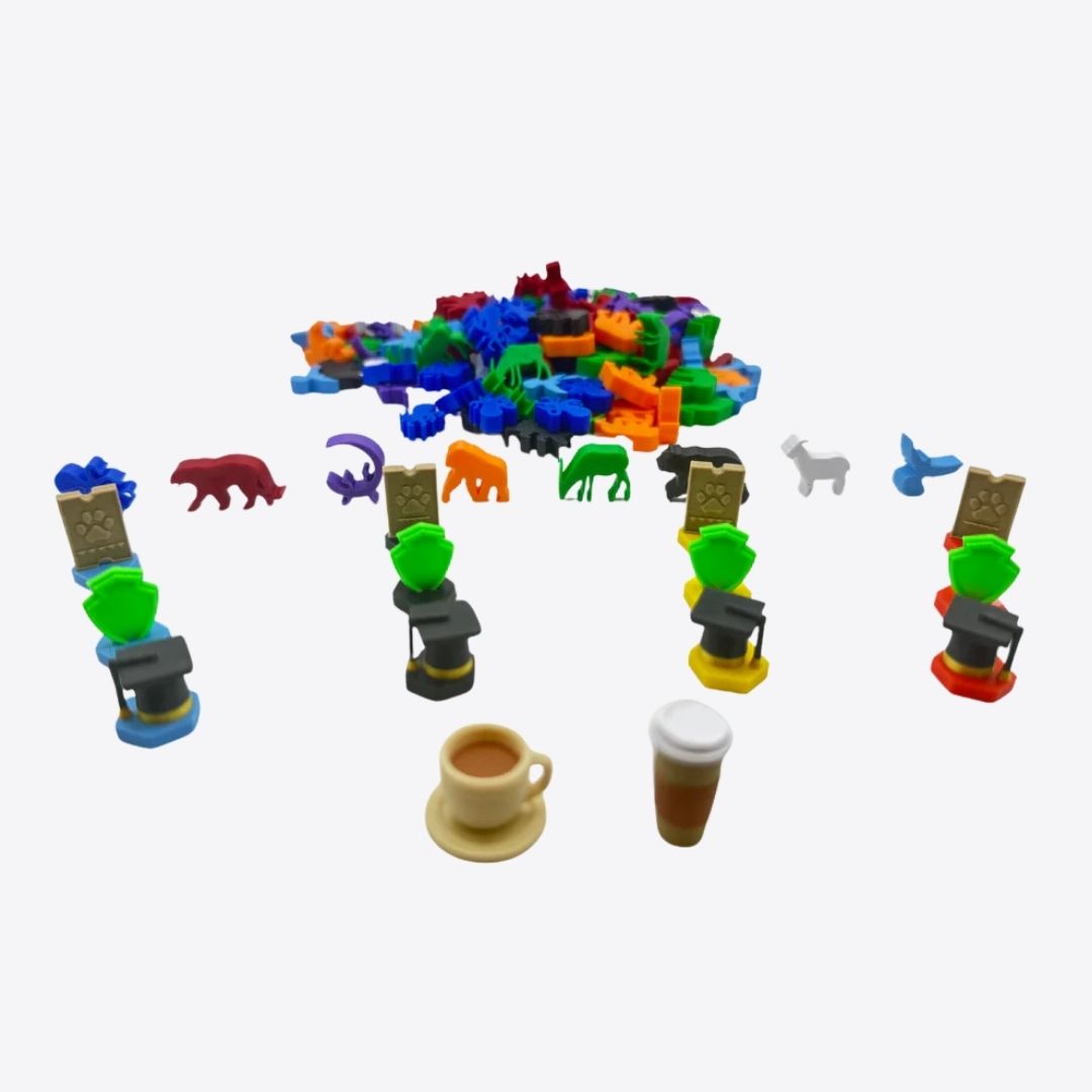 Ark Nova – Deluxe Upgrade Collection Upgrades & 3D Printed Accessories | DeluxyGames