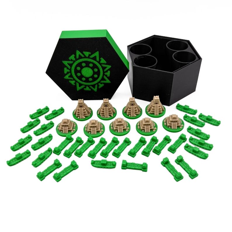 Catan Ancient Civilizations Upgrade Set Upgrades & 3D Printed Accessories | DeluxyGames