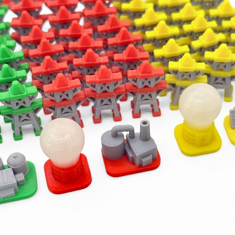 Power Grid Deluxe Upgrade Set Upgrades & 3D Printed Accessories | DeluxyGames