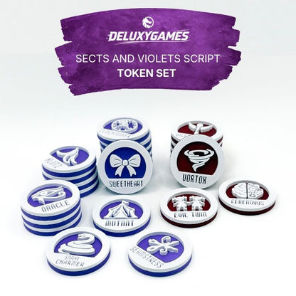 Blood On The Clocktower -  22 character tokens Upgrades & 3D Printed Accessories | Mi tienda