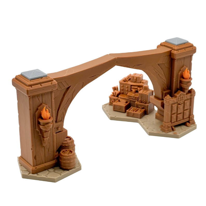 The Elder Scrolls: Betrayal of the Second Era - Skyrim Town Terrain Set Upgrades & 3D Printed Accessories | DeluxyGames