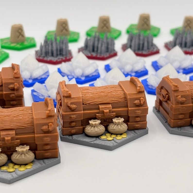 The Elder Scrolls: Betrayal of the Second Era - Skyrim Chests & Mini Markers Upgrades & 3D Printed Accessories | DeluxyGames