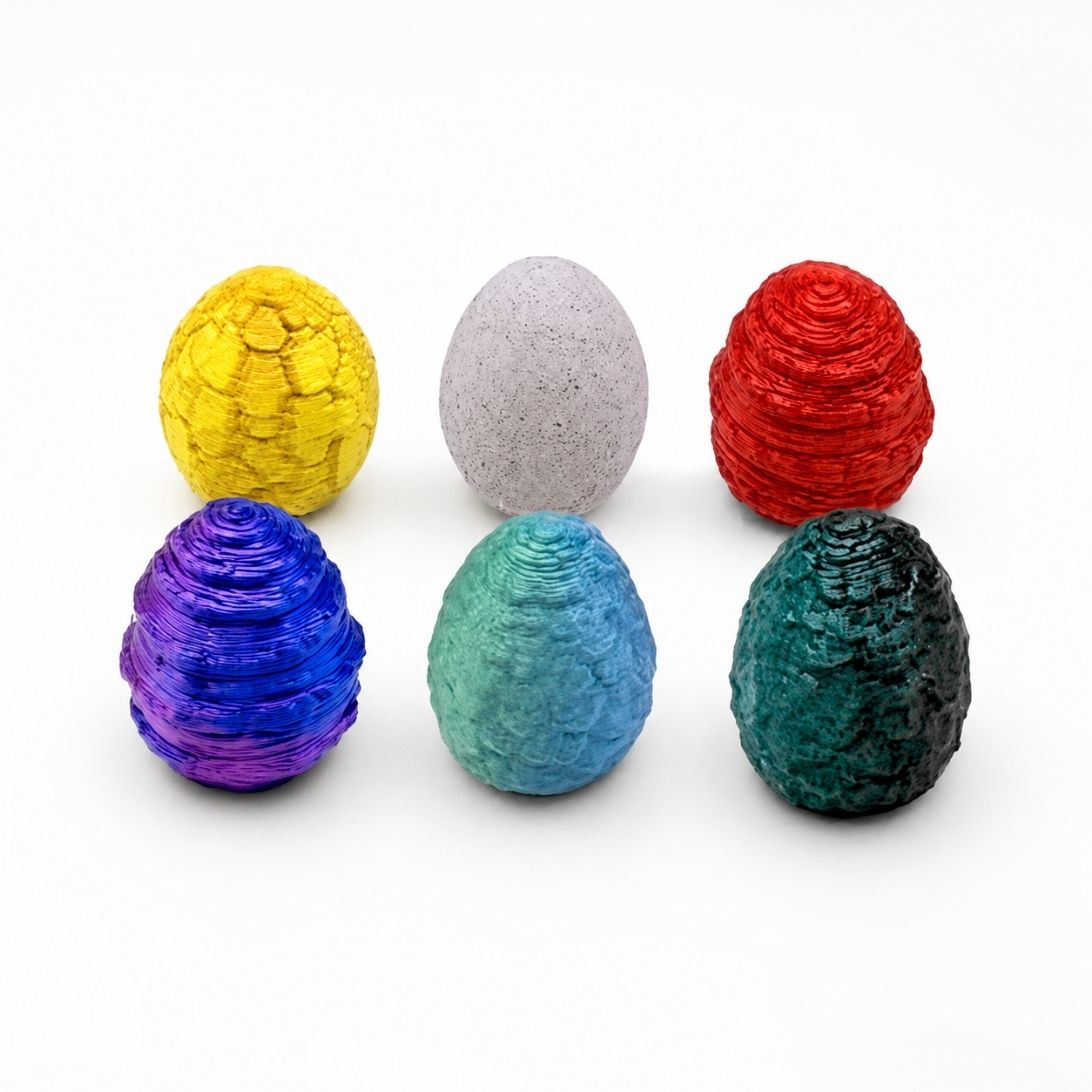 Dragon Eggs Collection Compatible with Wyrmspan | Premium Egg Tokens Upgrades & 3D Printed Accessories | DeluxyGames