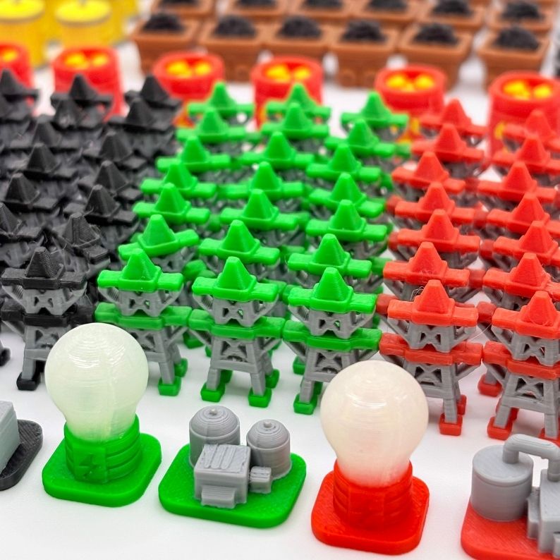 Power Grid Deluxe Upgrade Set Upgrades & 3D Printed Accessories | DeluxyGames