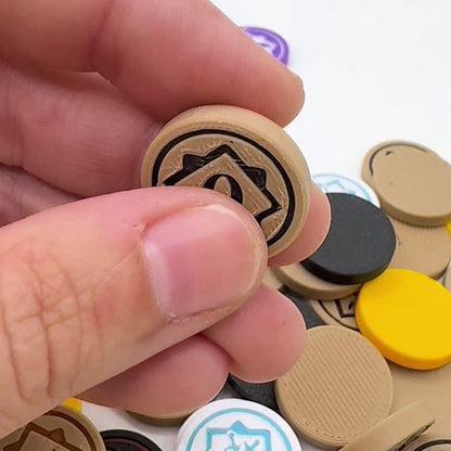 Arkham Horror LCG: Complete Chaos Bag Set Upgrades & 3D Printed Accessories | DeluxyGames