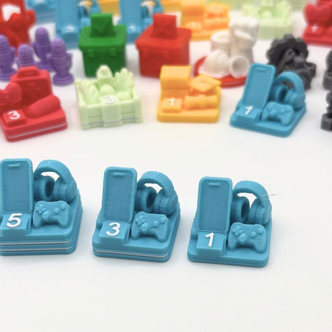 Hegemony - Deluxe 3D Resource & Token Upgrade Set Upgrades & 3D Printed Accessories | DeluxyGames