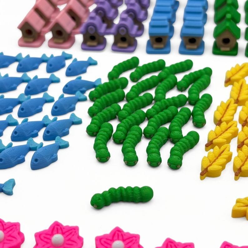 Wingspan Deluxe Upgrade Kit Upgrades & 3D Printed Accessories | DeluxyGames