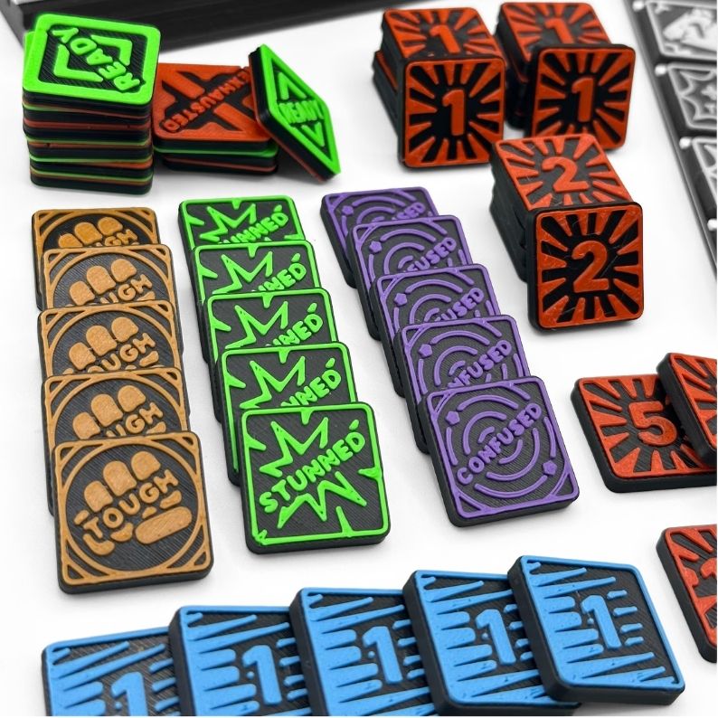 Marvel Champions LCG – Premium Token Set Upgrades & 3D Printed Accessories | DeluxyGames