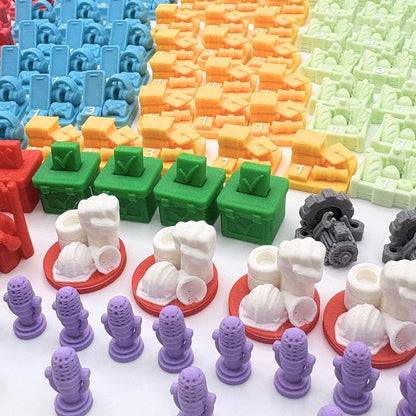 Hegemony - Deluxe 3D Resource & Token Upgrade Set Upgrades & 3D Printed Accessories | DeluxyGames
