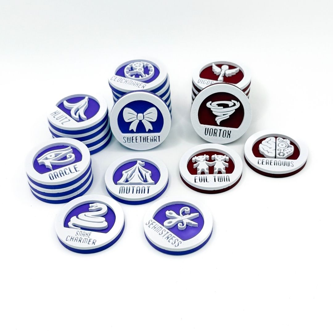 Blood On The Clocktower -  22 character tokens Upgrades & 3D Printed Accessories | Mi tienda
