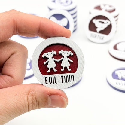 Blood On The Clocktower -  22 character tokens Upgrades & 3D Printed Accessories | Mi tienda