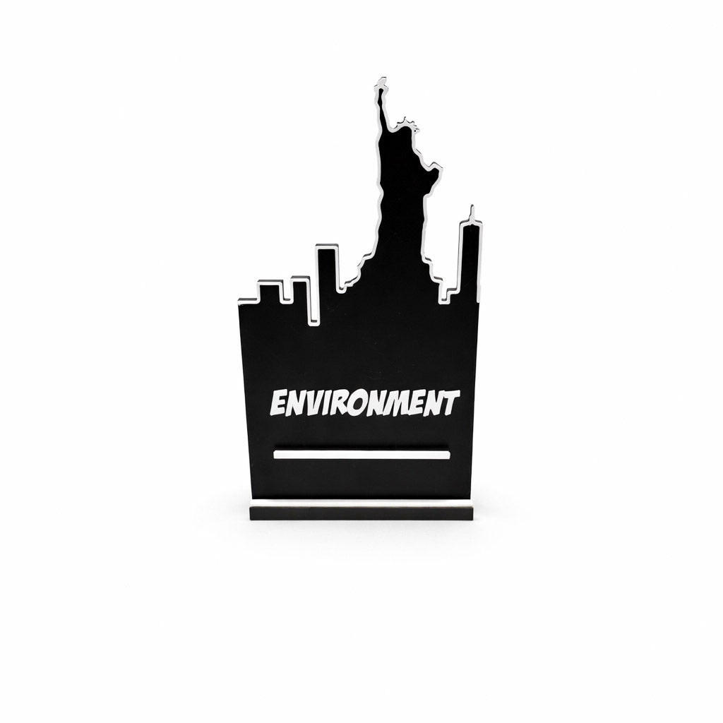 Marvel Champions New York Skyline Card Holder Upgrades & 3D Printed Accessories | DeluxyGames