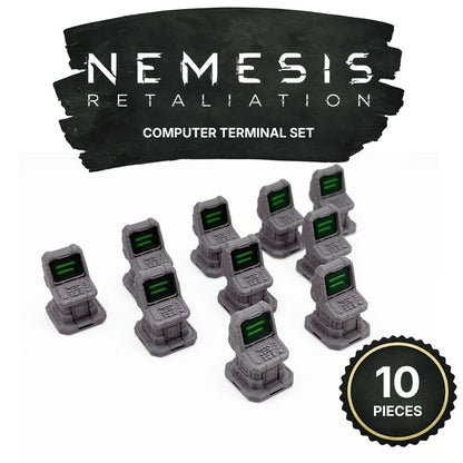 Nemesis Computer Terminal Set Upgrades & 3D Printed Accessories | DeluxyGames