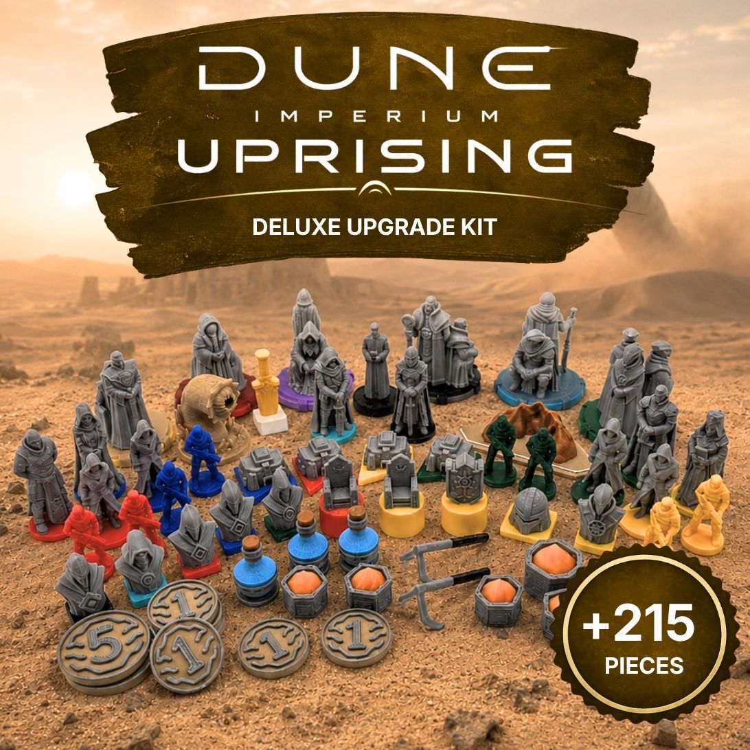 Dune Imperium & Uprising – Deluxe Upgrade Kit Upgrades & 3D Printed Accessories | DeluxyGames