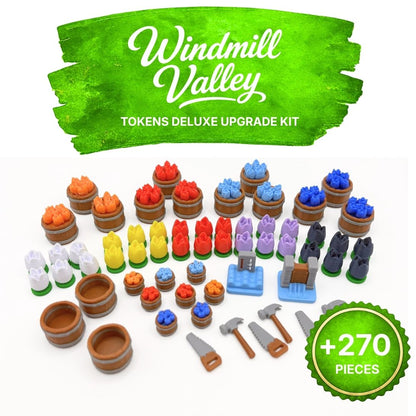 Windmill Valley Deluxe Upgrade Kit Upgrades & 3D Printed Accessories | DeluxyGames