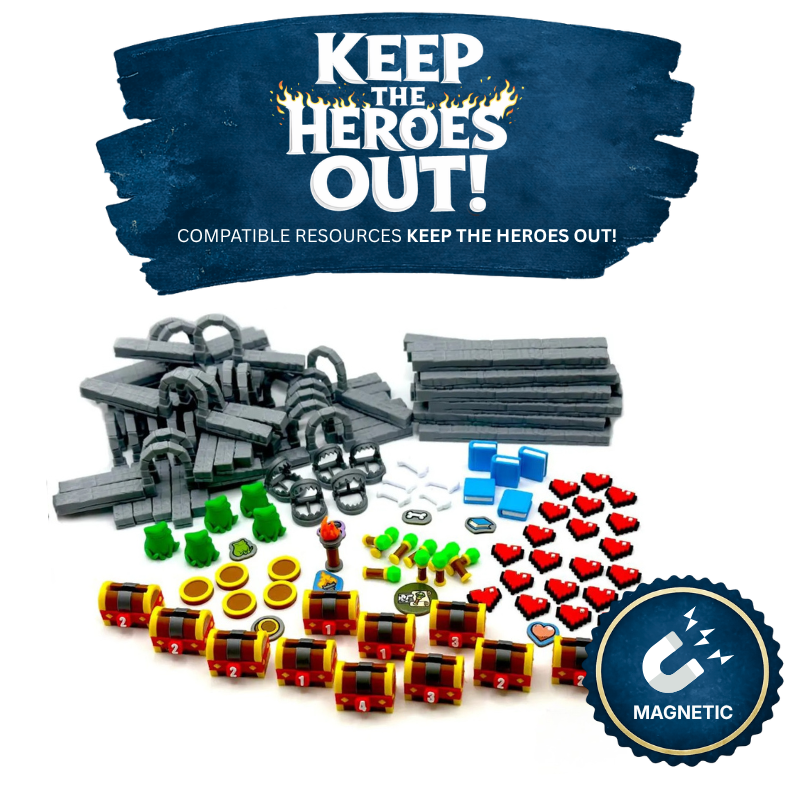 Keep the Heroes Out – Deluxe Dungeon Bundle Upgrades & 3D Printed Accessories | DeluxyGames