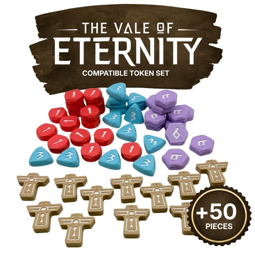 The Vale of Eternity – Deluxe Magic Stones & Ward Tokens Upgrades & 3D Printed Accessories | DeluxyGames