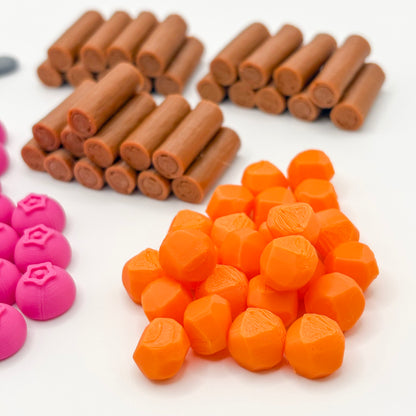 Everdell Resource Tokens & Gold Point Coins