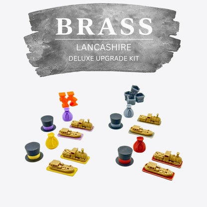 Brass Lancashire Deluxe Upgrade Set Upgrades & 3D Printed Accessories | DeluxyGames